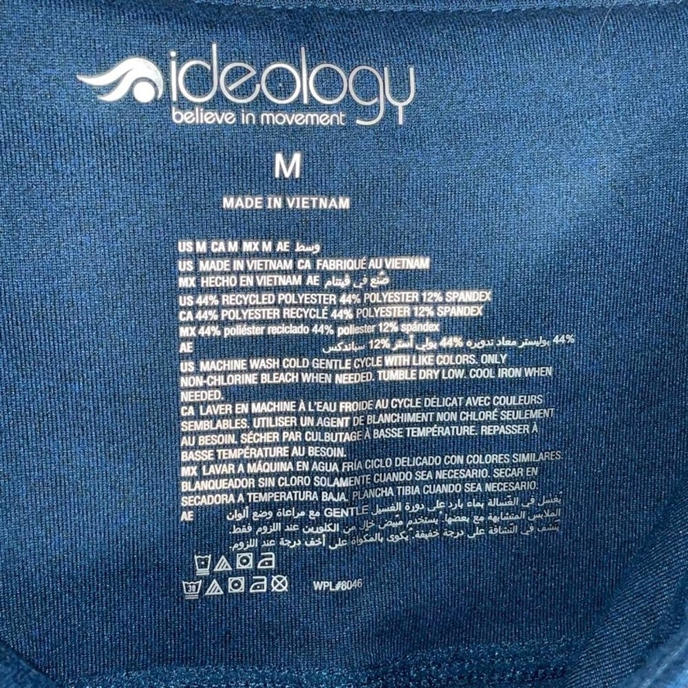 ID Ideology  Essentials Sweat Set 7/8 Length Leggings blue Medium - Picture 9 of 9